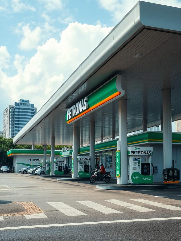 PETRONAS KLS ARAH KUALA LUMPUR (LATAR 2)